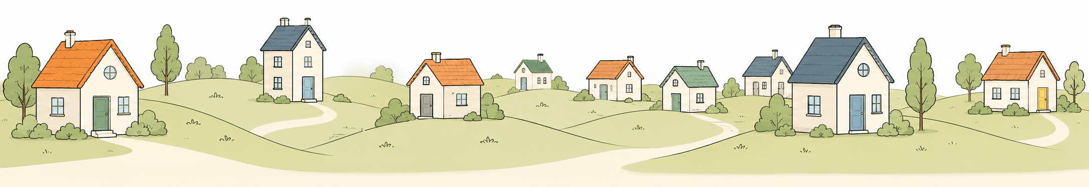 buurdy-gansen lopen door de buurt